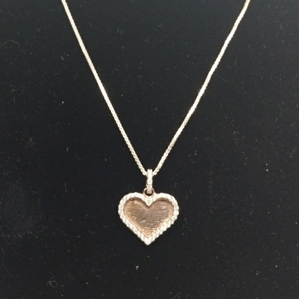 16" sterling silver box necklace